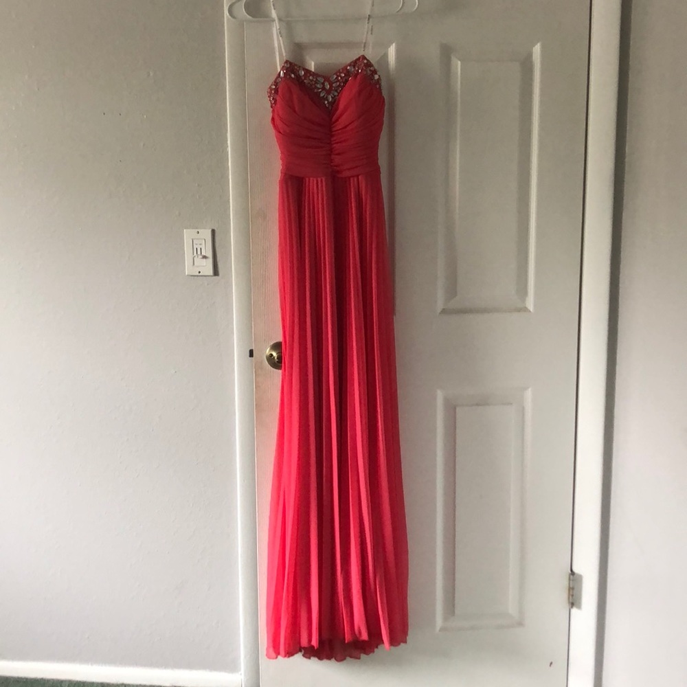 Pink prom dress